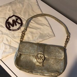Michael Kors gold bag